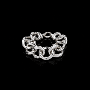 PULSEIRA EM PRATA ELOS ELETROFORMAÇÃO
