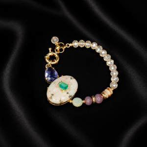PULSEIRA JACARTA MADREPÉROLA E PEDRAS