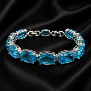 PULSEIRA PEDRARIA AZUL